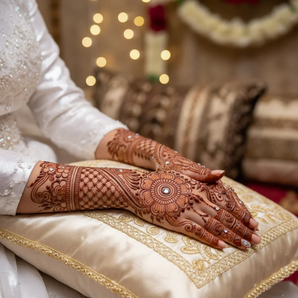 Arabic Bridal Mehndi Design