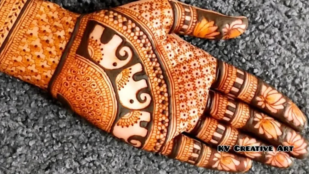 Baby Elephant Style Arabic Mehandi