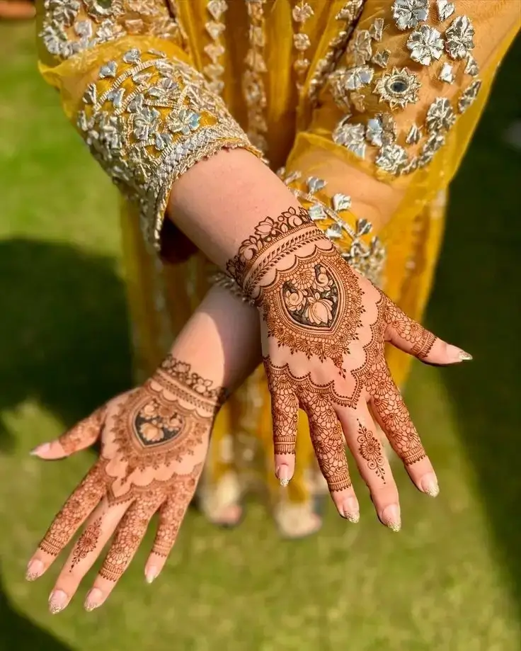 Back Hand Mehandi Design