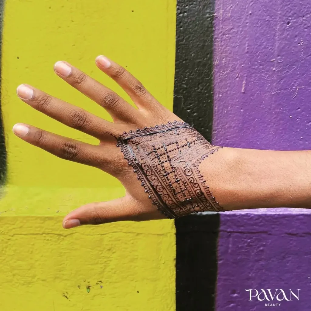 Chevron Henna Design