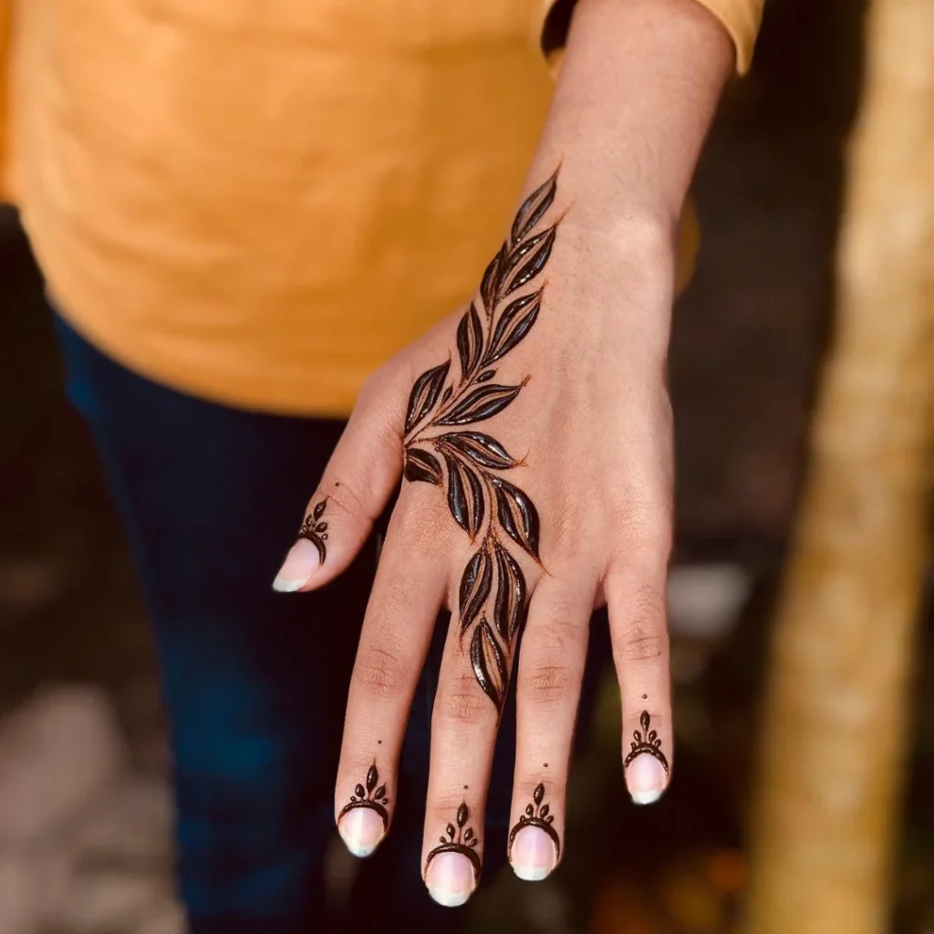 Cuticles Henna Design