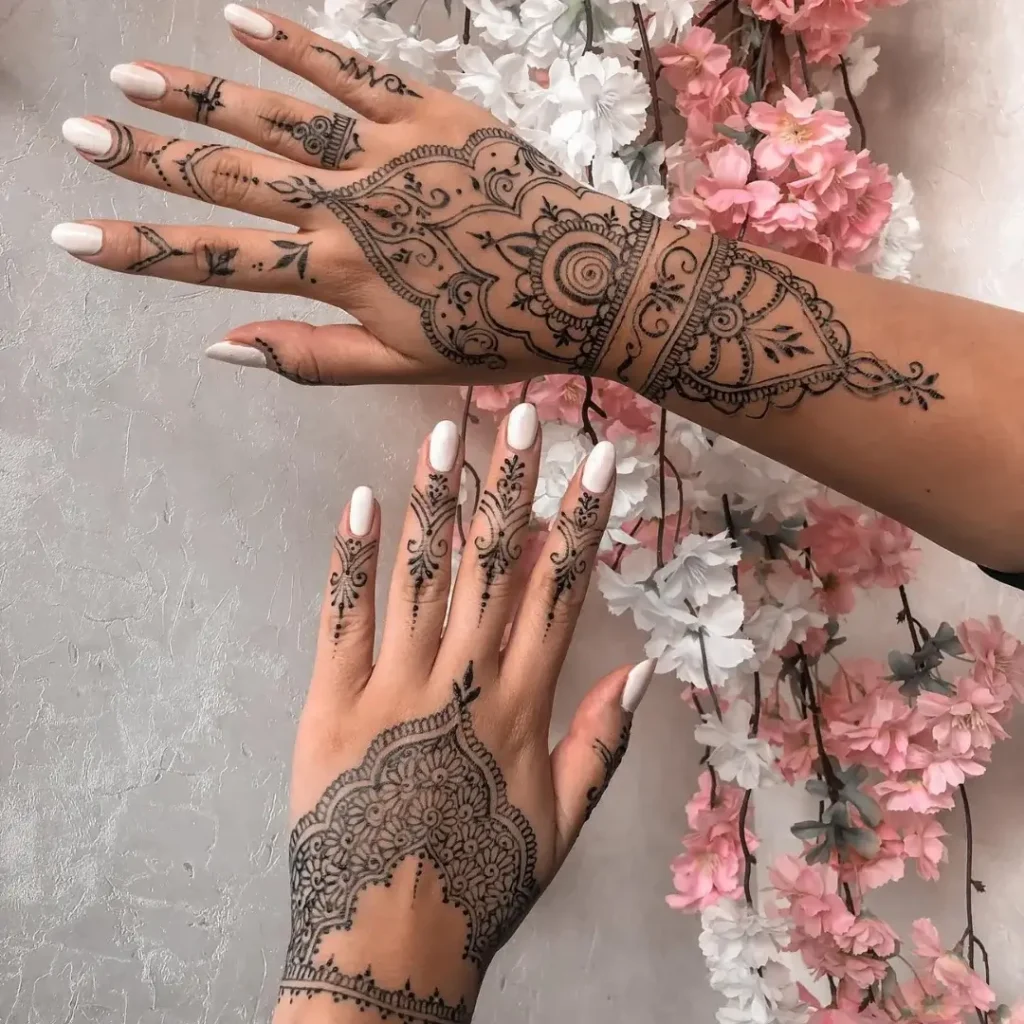 Dainty Henna Design