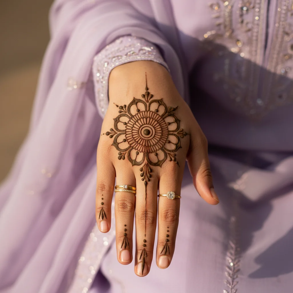 60+ Royal Front Hand Mehndi Designs | Instagram Finger, & More 26 Easy Royal Stylish Simple Mehndi Design