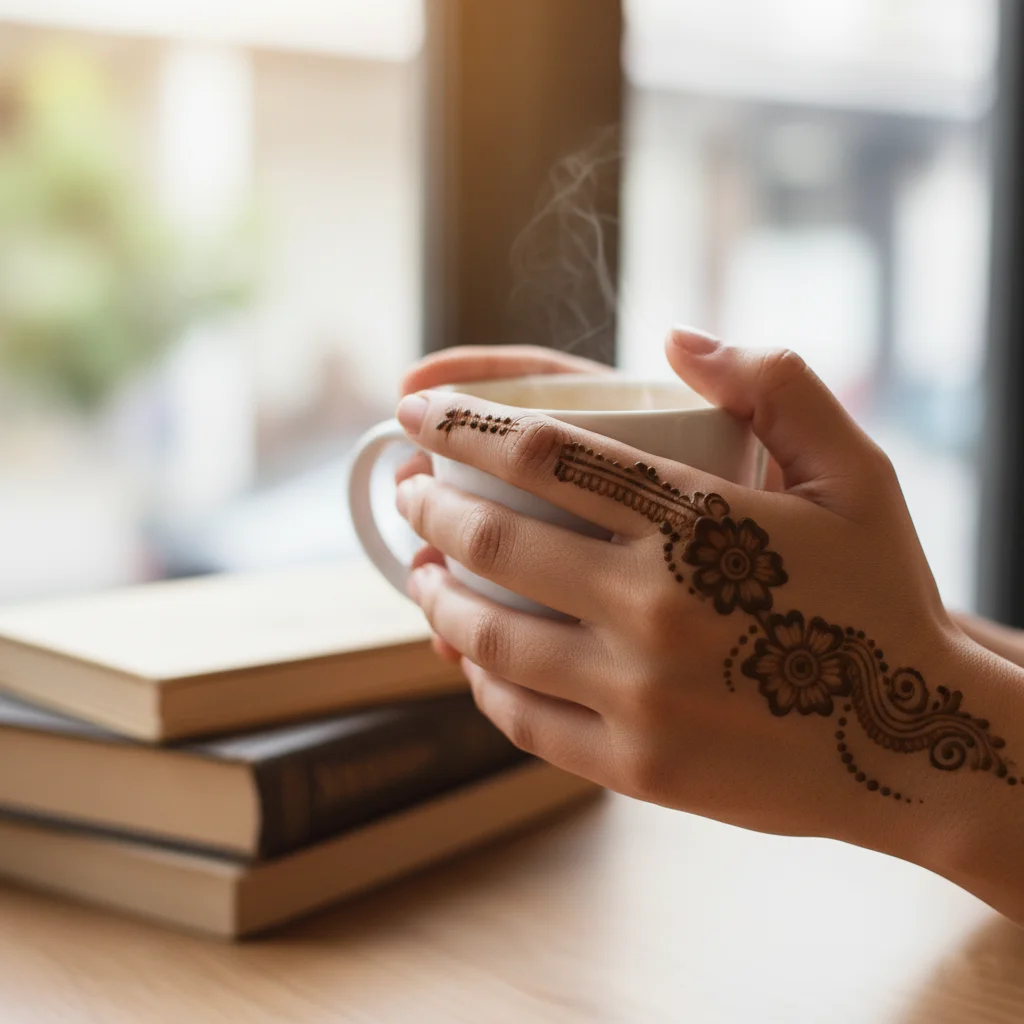 Henna Tattoo Mehndi Design Simple