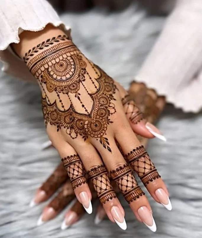 Instagram Mehndi Design Back Hand