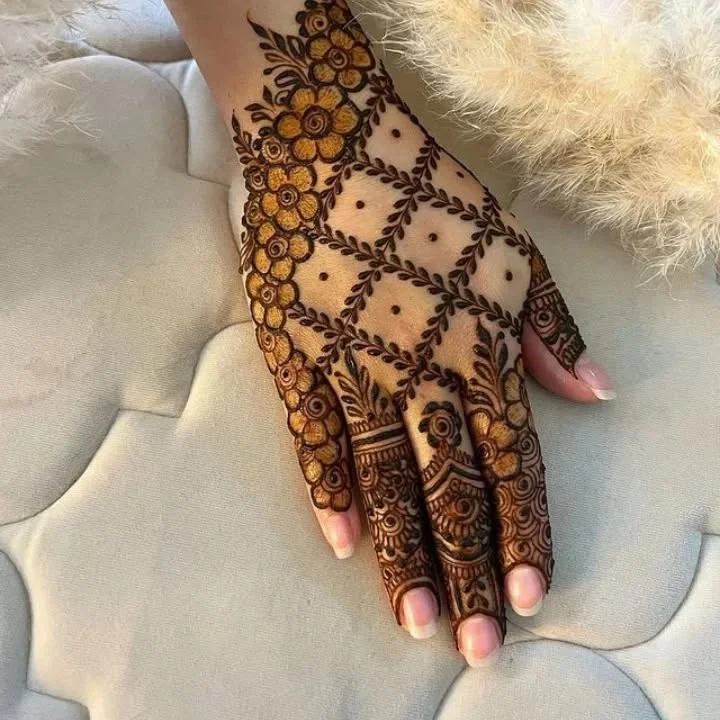 Instagram Stylish Back Hand Mehndi Designs