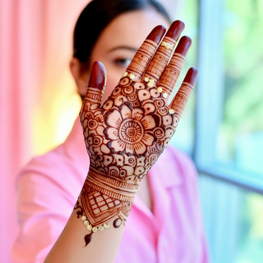 Instagram Stylish Mehndi Design Front Hand