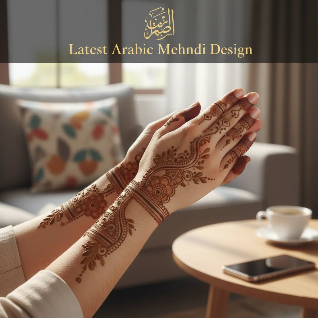 Latest Arabic Mehndi Design