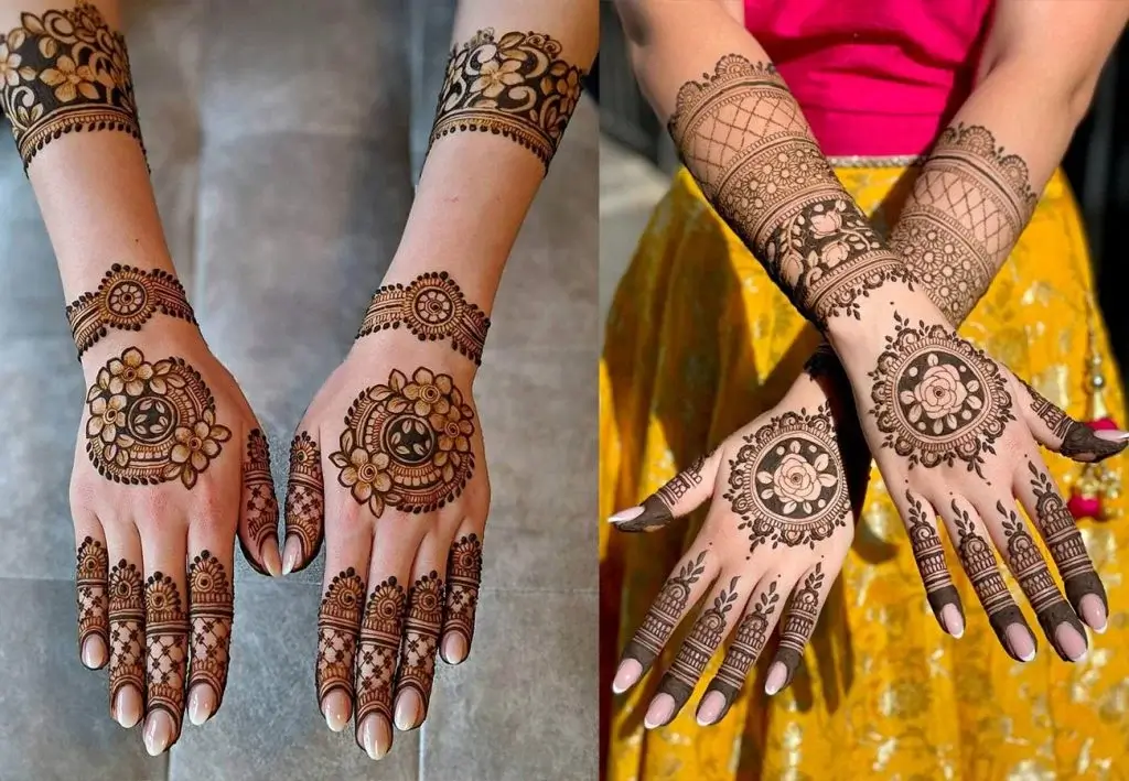 Mandala Stylish Mehndi Designs For Back Hand
