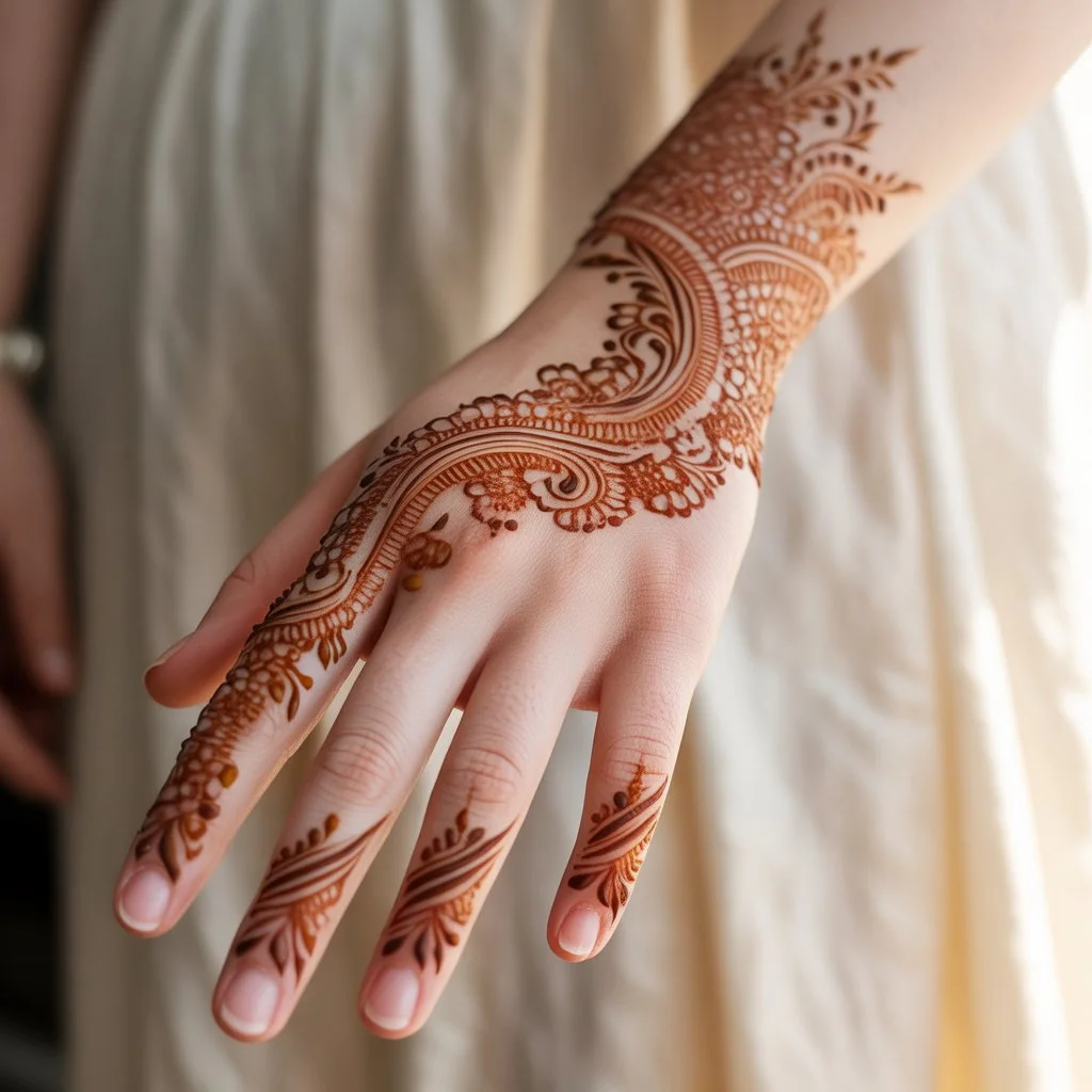 Mehndi Design Back Hand Full