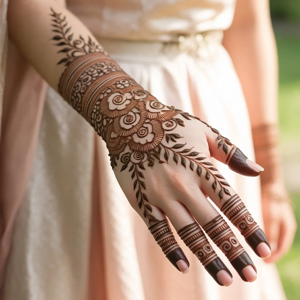 Mehndi Design Back Hand