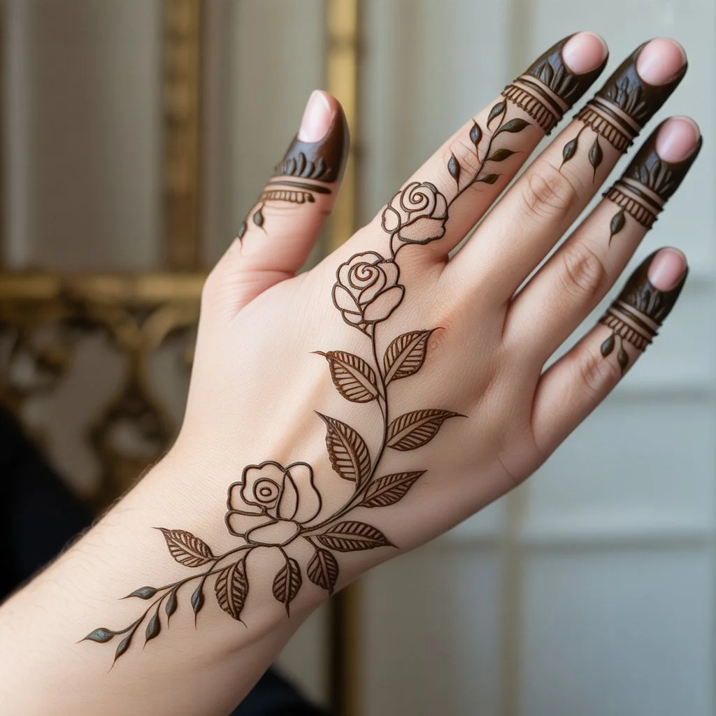 Mehndi Design Bail Back Hand