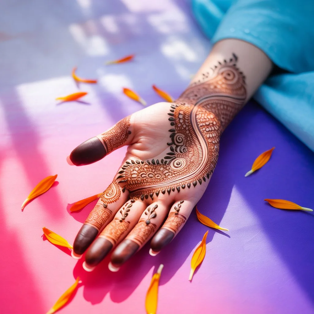 Mehndi Design Bail Front Hand