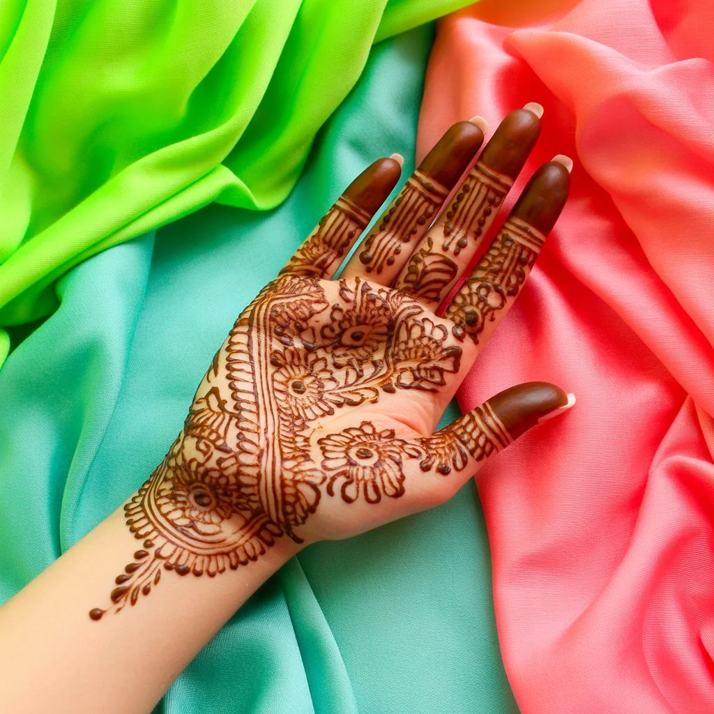 Mehndi Design For Girls Front Hand