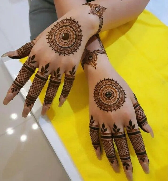 Mehndi Design Simple Back Hand Easy Photo