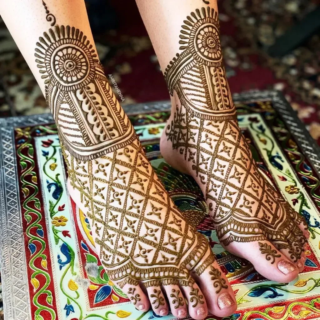 Mesh Henna Design