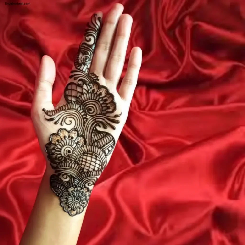 60+ Royal Front Hand Mehndi Designs | Instagram Finger, & More 16 Modern Royal Front Hand Mehndi Design