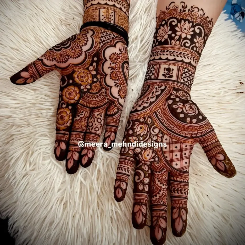 Names and Initials Henna Design
