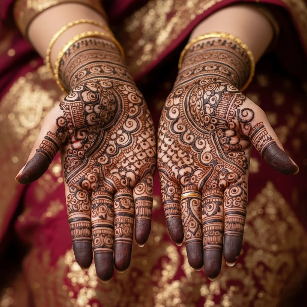 New Arabic Full Hand Mehndi Design