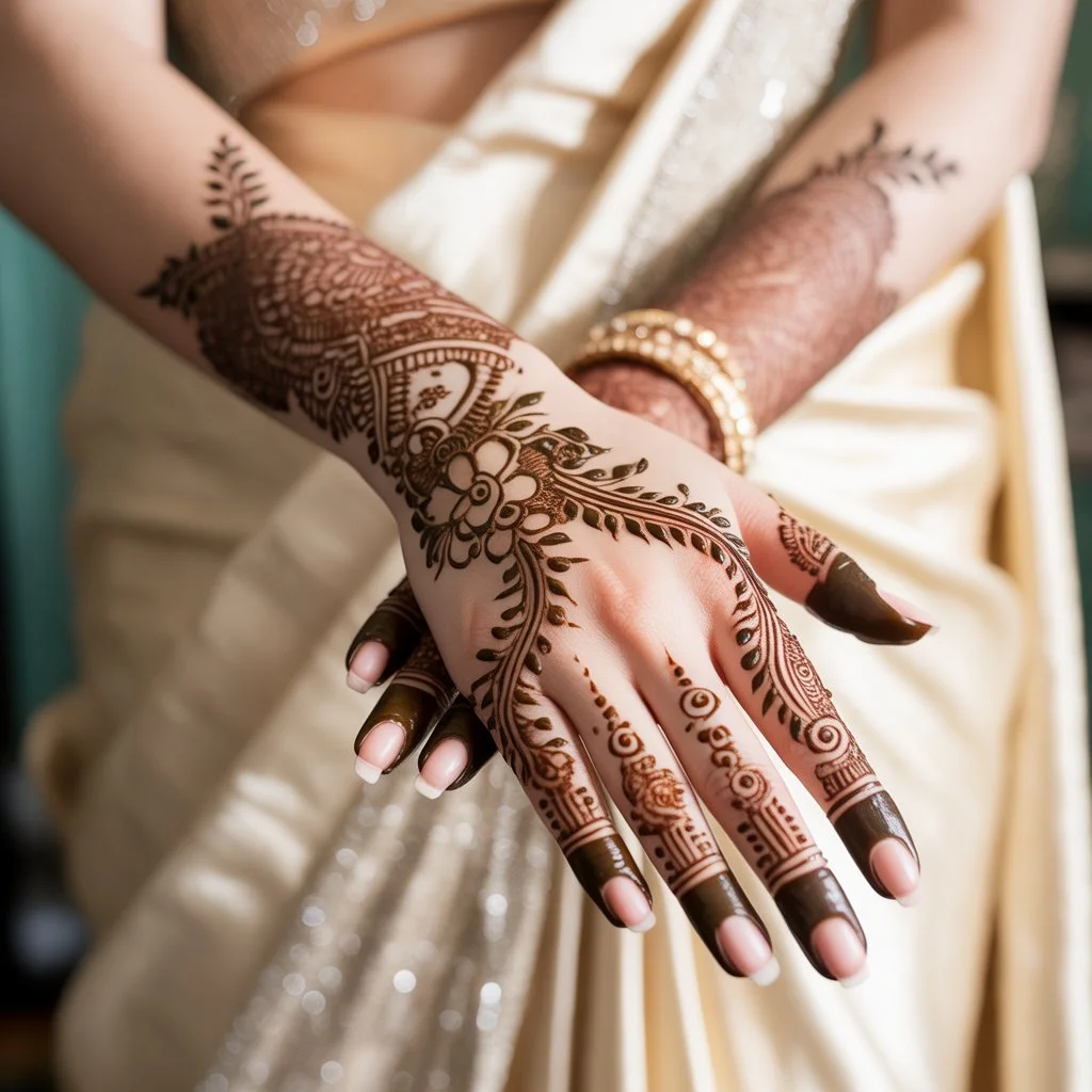 Pakistani Mehndi Design Back Hand