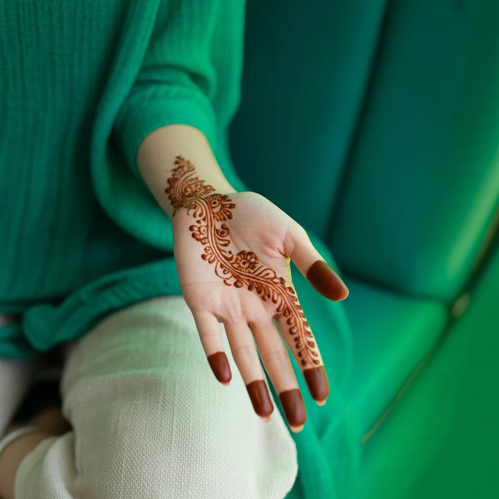 Pakistani Mehndi Design Front Hand