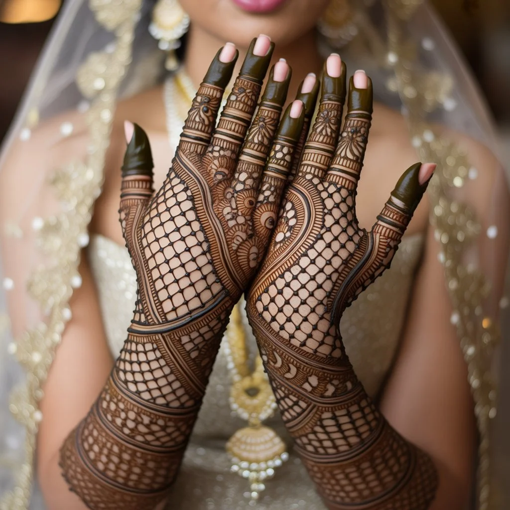 Rajasthani Mehndi Design Back Hand