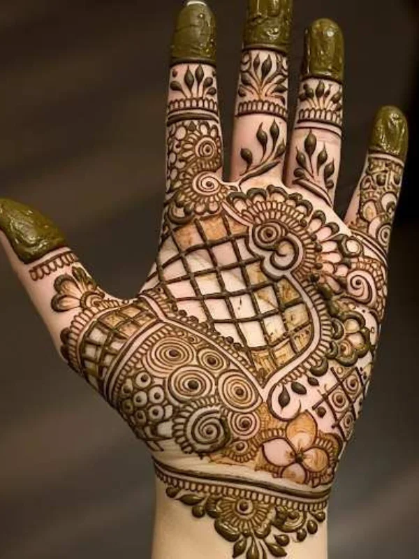 60+ Royal Front Hand Mehndi Designs | Instagram Finger, & More 58 Royal Front Hand Mehndi Designs