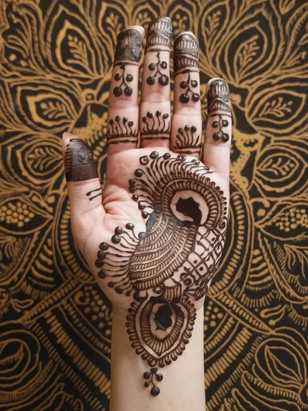 60+ Royal Front Hand Mehndi Designs | Instagram Finger, & More 56 Royal Front Hand Mehndi Designs