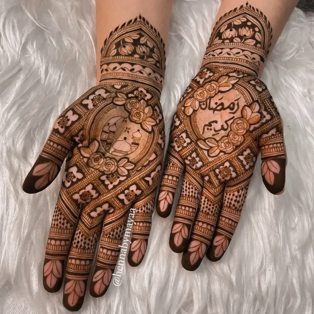 Script Henna Design