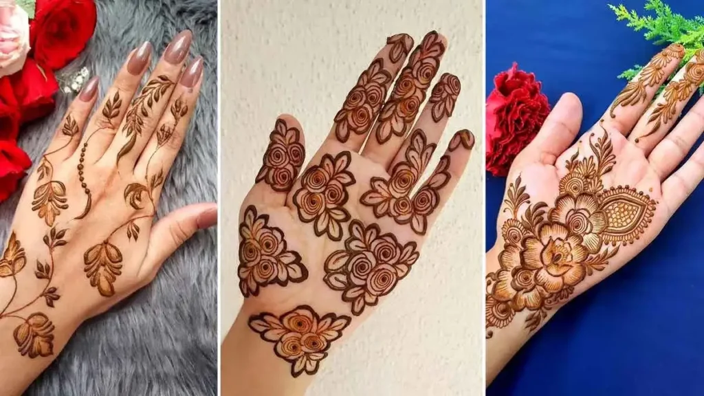 Simple Arabic Mehndi Design