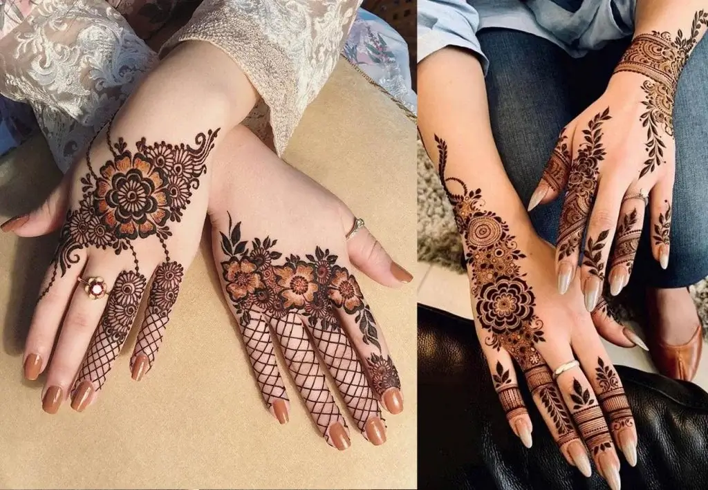Simple & Modern Back Hand Mehndi Design