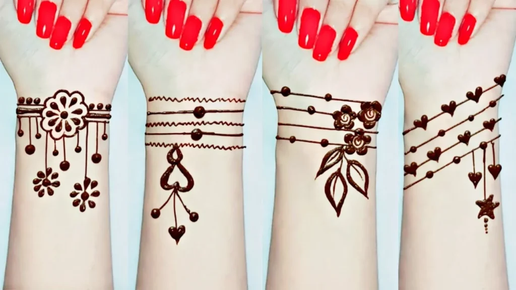 Simple Wrist Arabic Mehndi