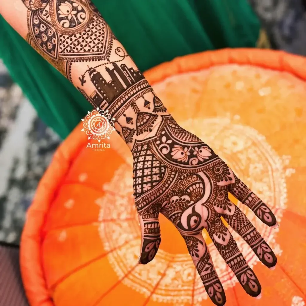 Skyline Henna Design