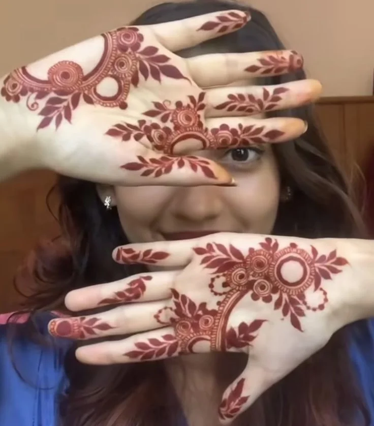 Beautiful Mehndi Front Full Hand Mehndi Design