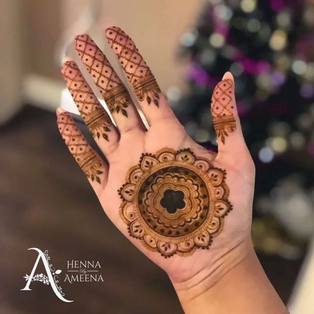 Easy Mehndi Designs Front Hand