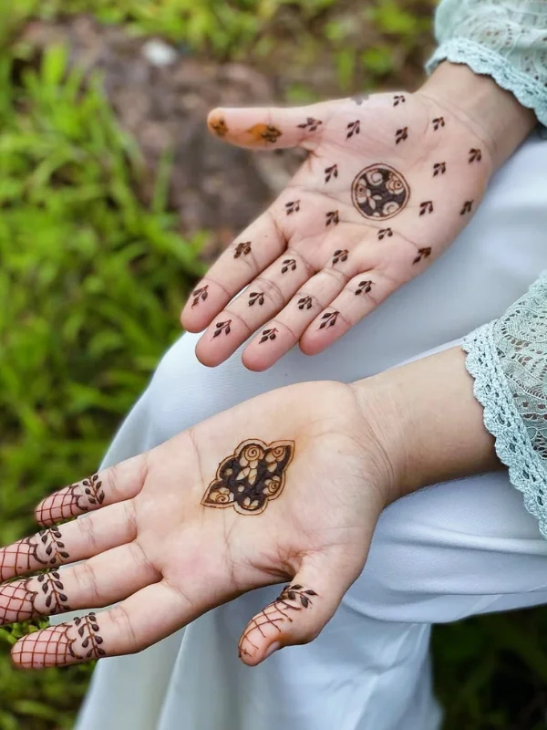 Front Hand Simple Mehndi Design