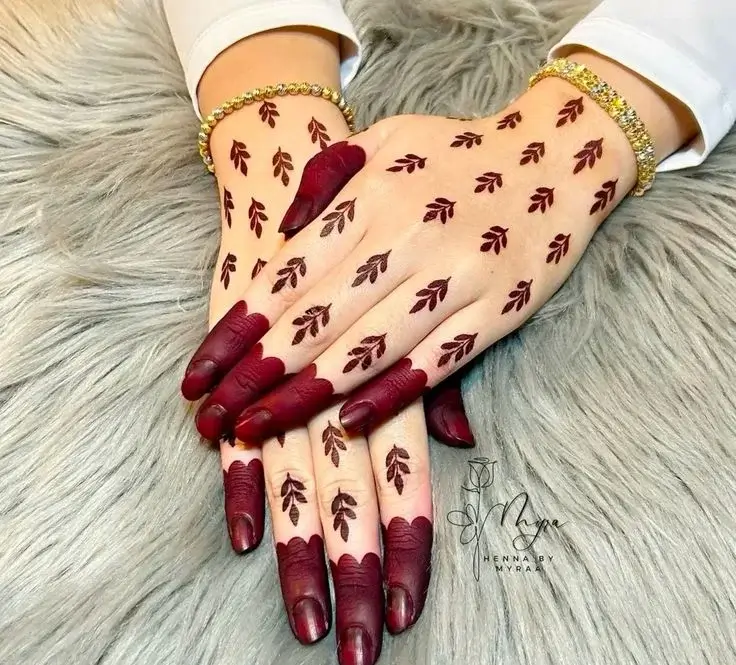 85+ Stylish Royal Front Hand Mehndi Designs 2026 48 Front Side Front Finger Mehndi Design Simple