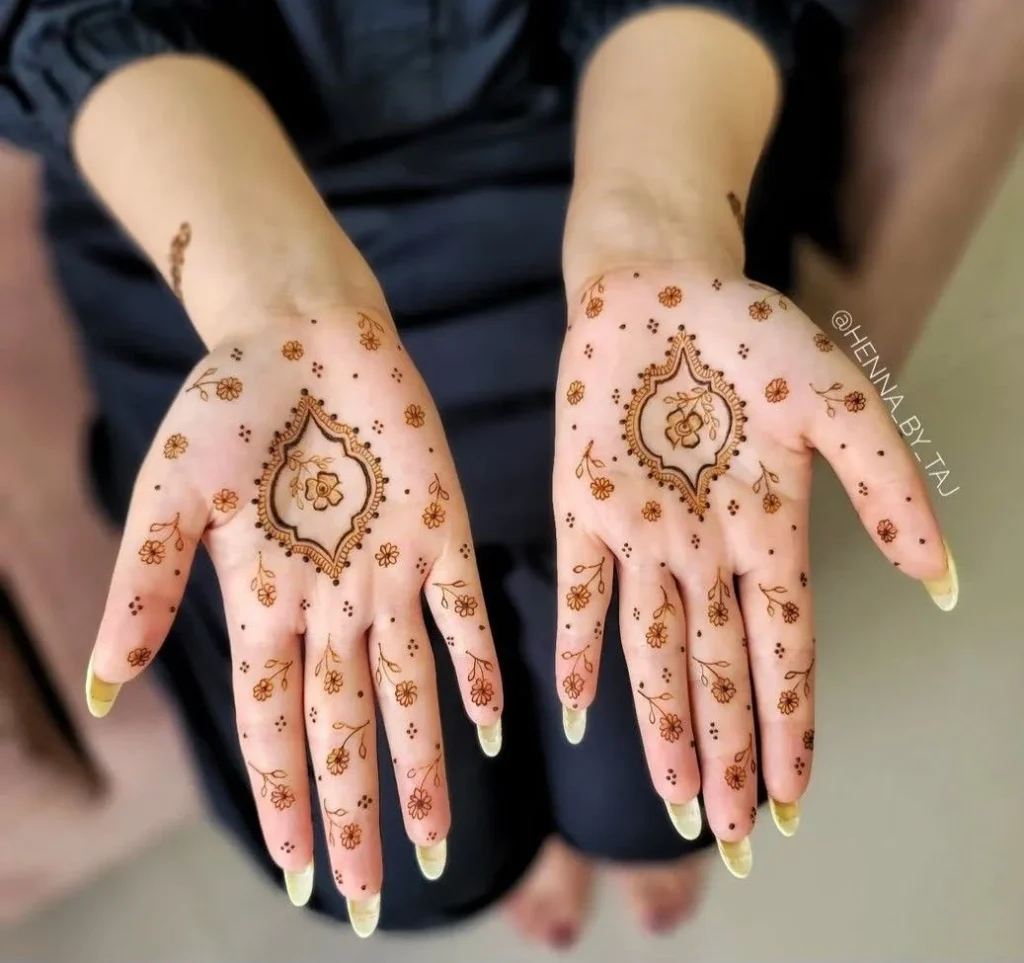 Mehndi Design Front Full Hand