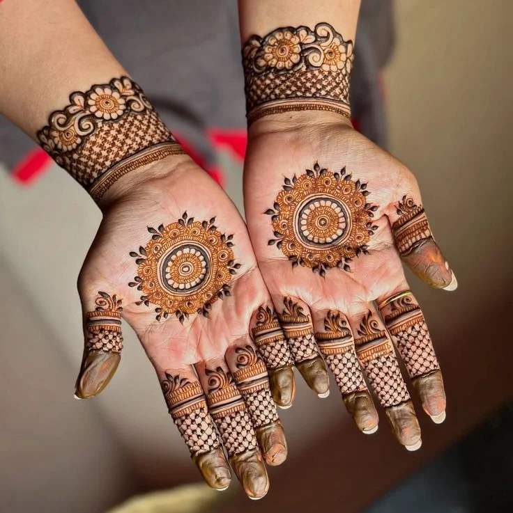 85+ Stylish Royal Front Hand Mehndi Designs 2026 20 royal front hand mehndi design The Bridal Mandala Centerpiece