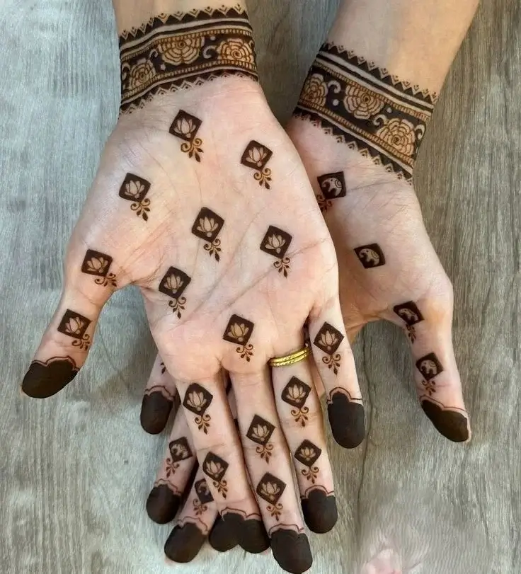 85+ Stylish Royal Front Hand Mehndi Designs 2026 79 Royal Simple Instagram Stylish Royal Front Hand Mehndi Design