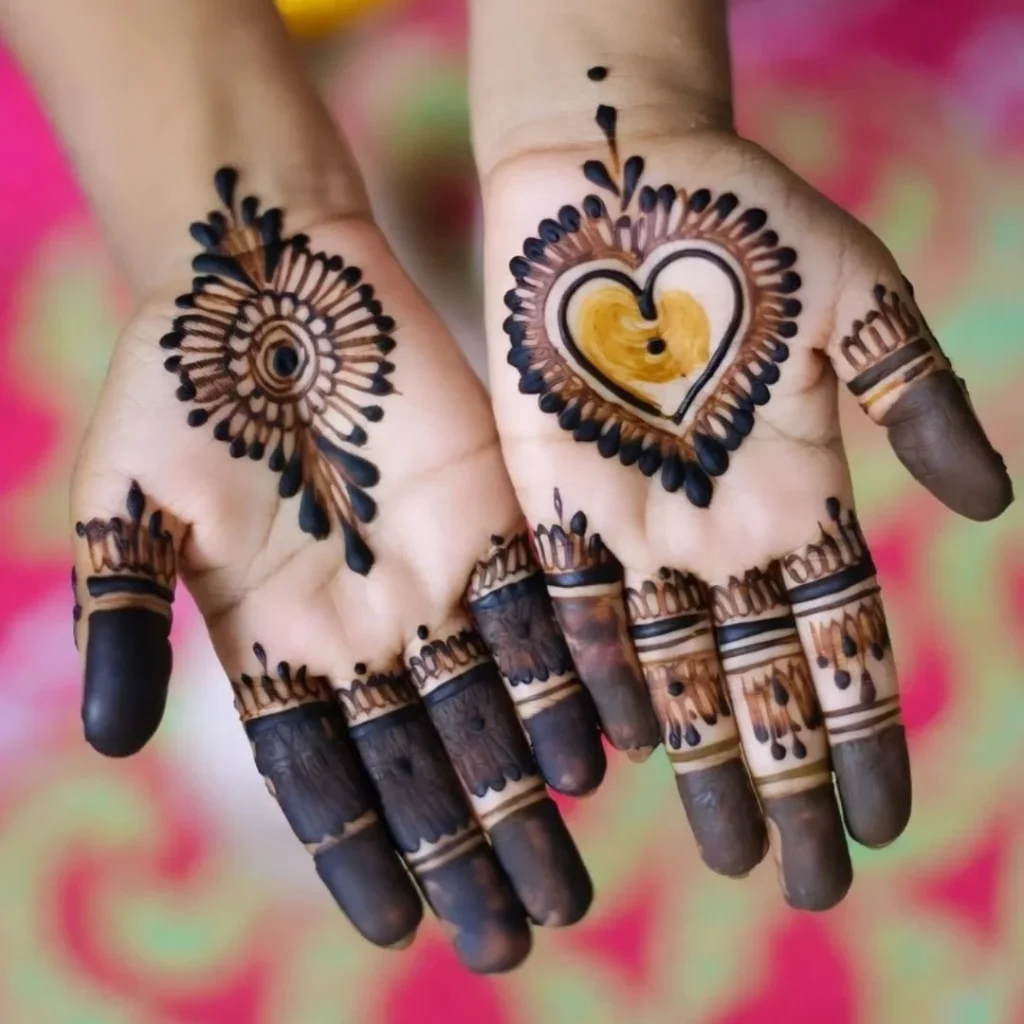 Top 80+ Simple Mehndi Designs for Kids, Babies, & Toddlers (2026) 66 Baby Hand Mehndi Design