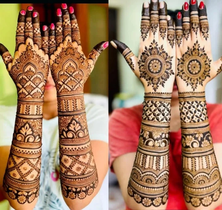 Back Bridal Mehndi Design