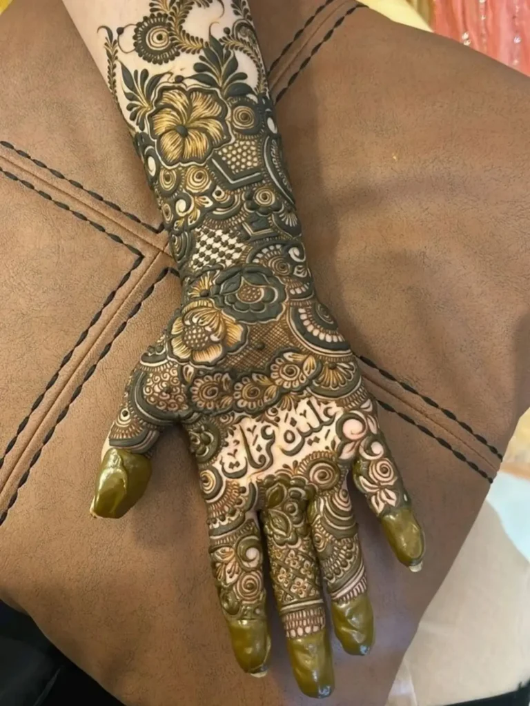 Bridal mehndi for full hands
