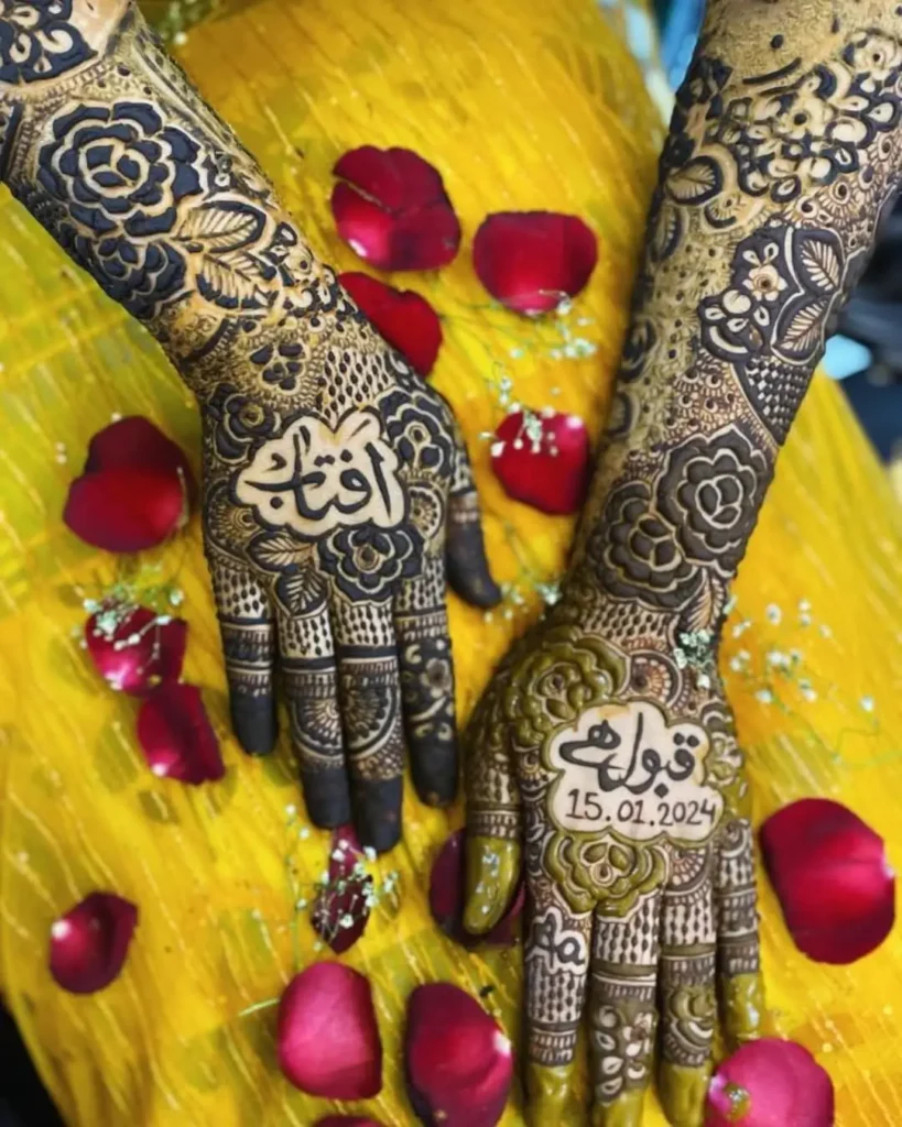 Bridal mehndi inspiration