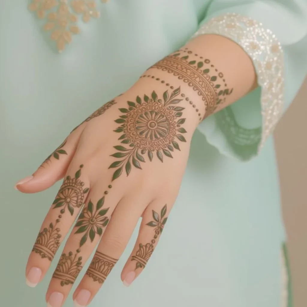 Casual Finger Mehndi Designs
