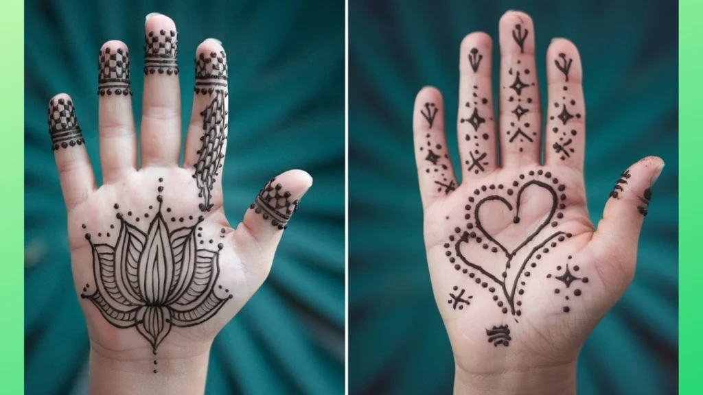 Top 80+ Simple Mehndi Designs for Kids, Babies, & Toddlers (2026) 73 Cone Designs For Kids
