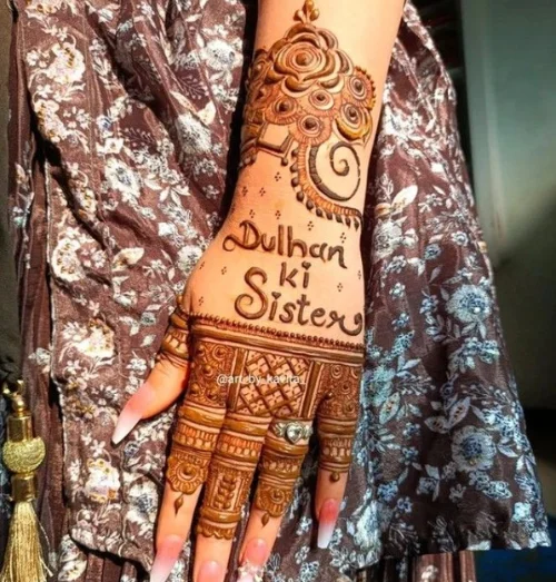 Dulhan Ki Behen Mehndi Design