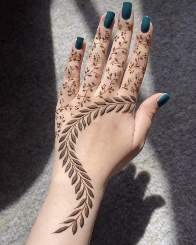 Finger Henna Patterns