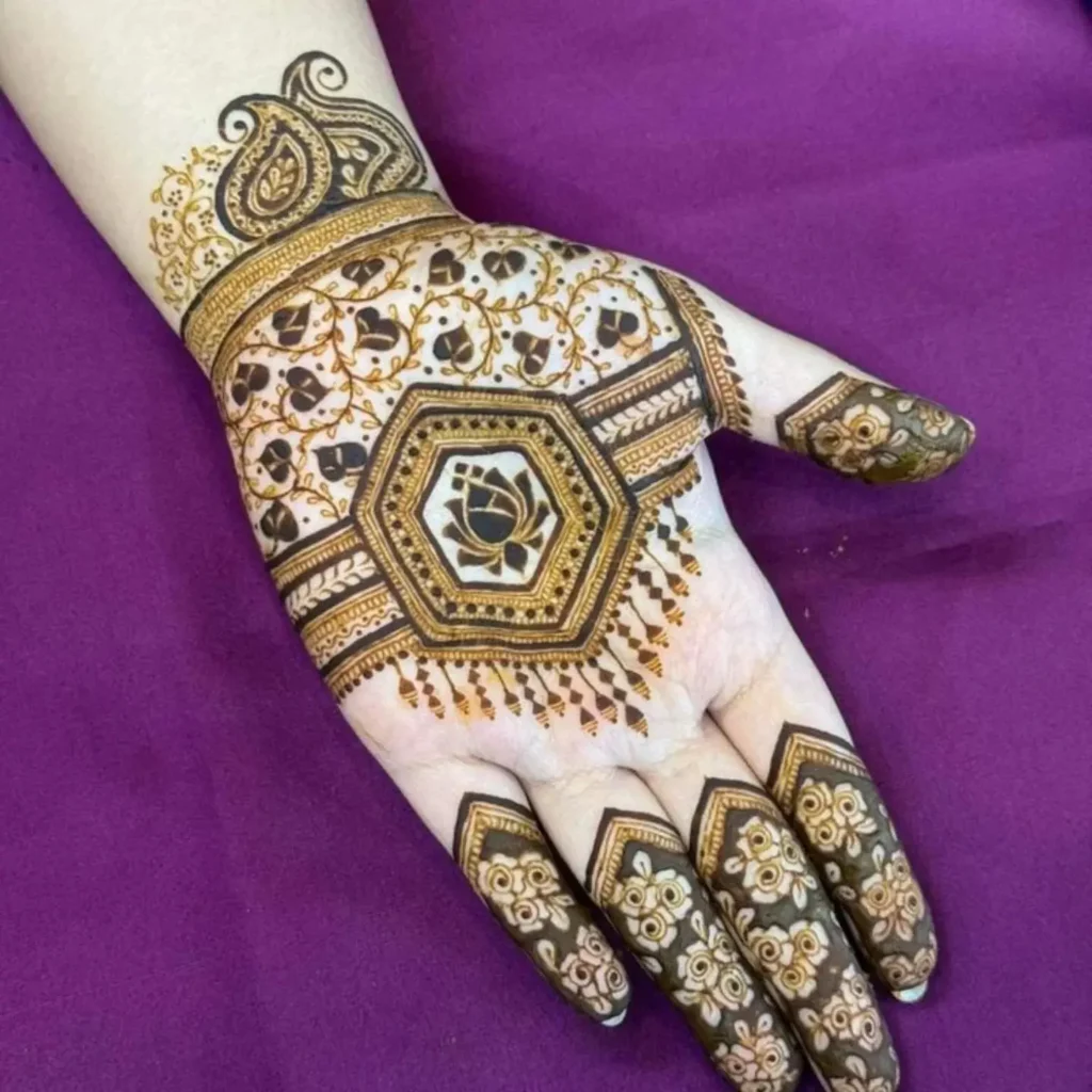 Top 80+ Simple Mehndi Designs for Kids, Babies, & Toddlers (2026) 62 Flower Mehndi Design For Kids