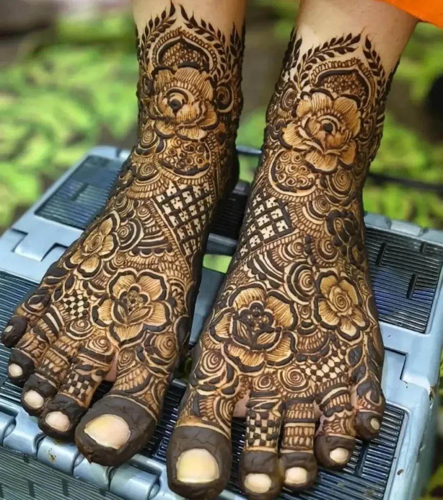 Foot Mehandi Design